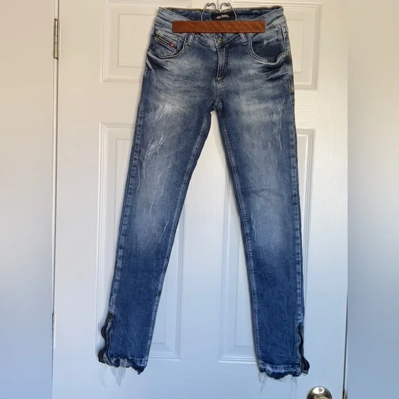 Diesel Made in Italy Slim Skinny Low Waist Jeans Size 28 - Picture 6 of 8